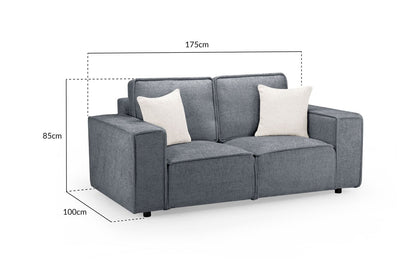 Marie Sofa Slate 2 Seater