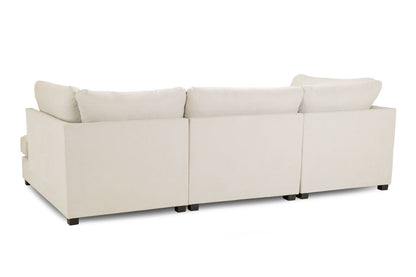 Barnaby Sofa Beige U Shape Corner