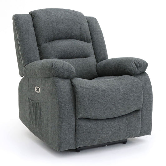 Alto Electric Recliner Sofa Graphite Armchair