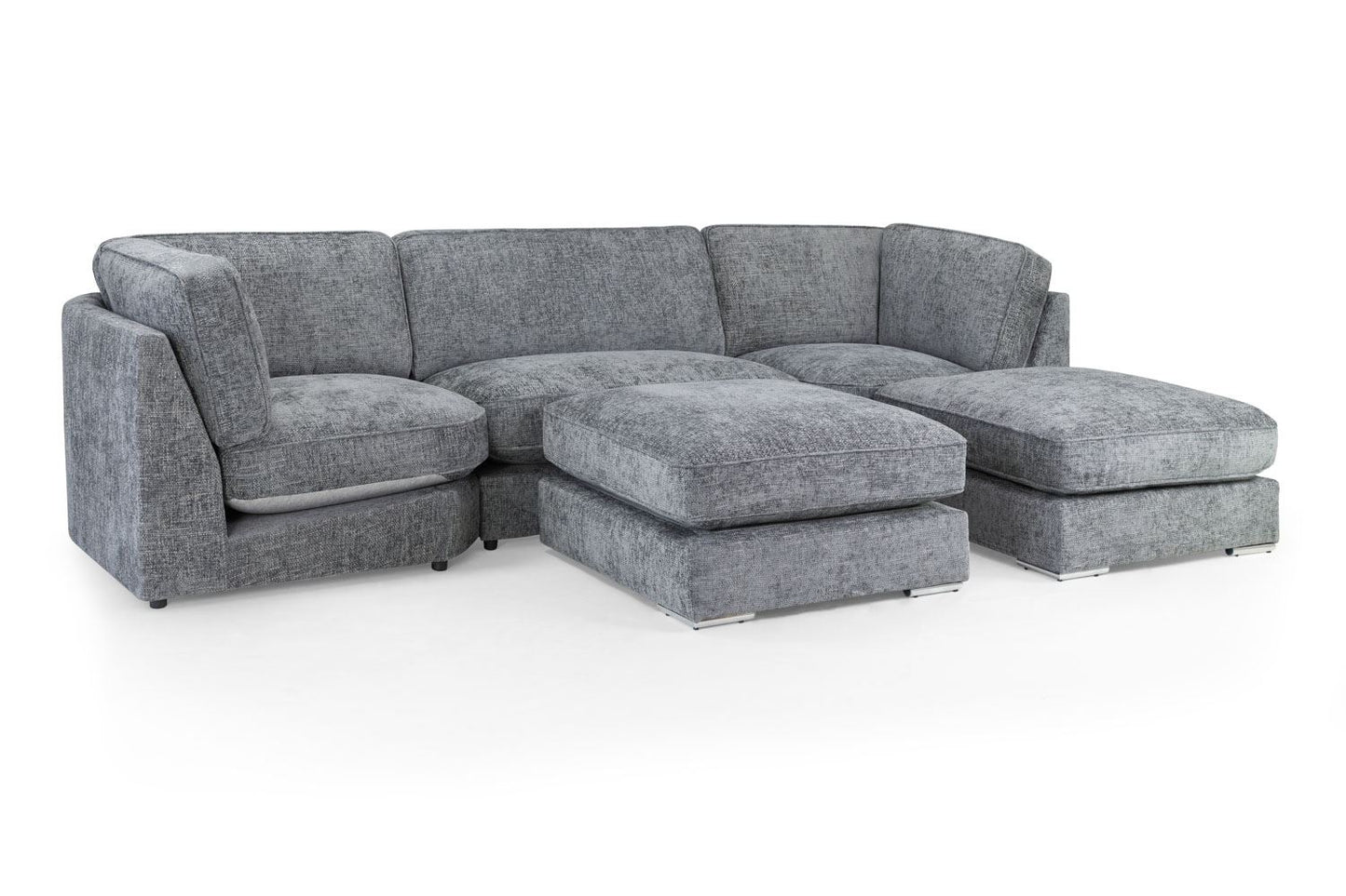 Esma Sofa Grey U Shape Corner