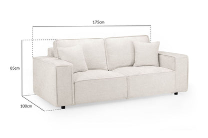 Marie Sofa Cream 3 Seater