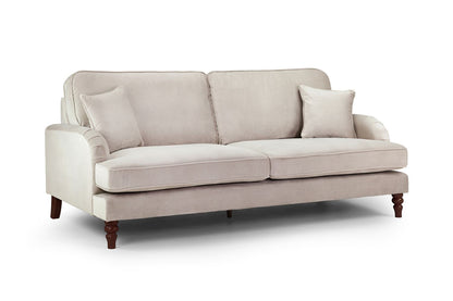 Basil Sofa Plush Beige 4 Seater