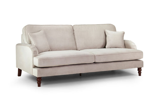 Basil Sofa Plush Beige 4 Seater