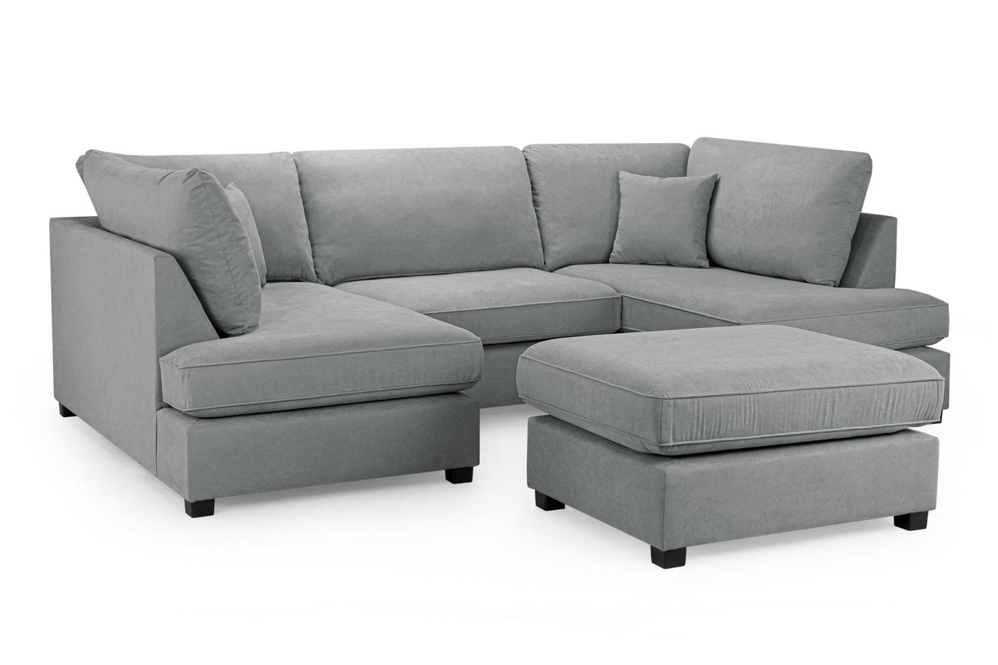 Barnaby Sofa Grey U Shape Corner