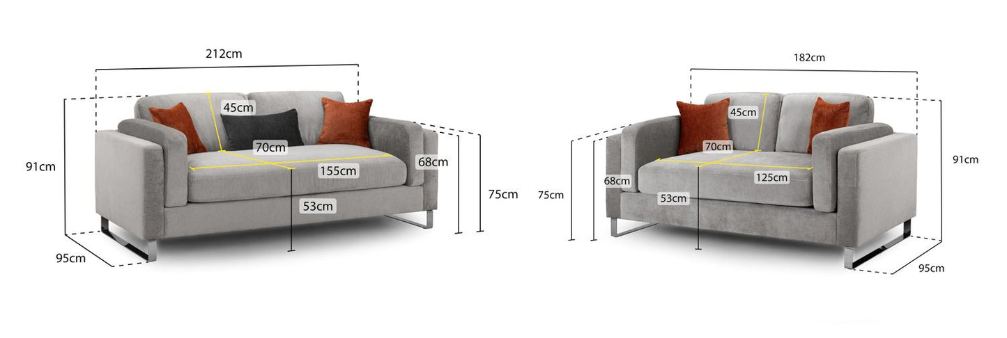 Kingston Sofa Beige 3+2 Set