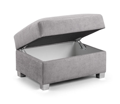 Vespa Sofa Black Footstool