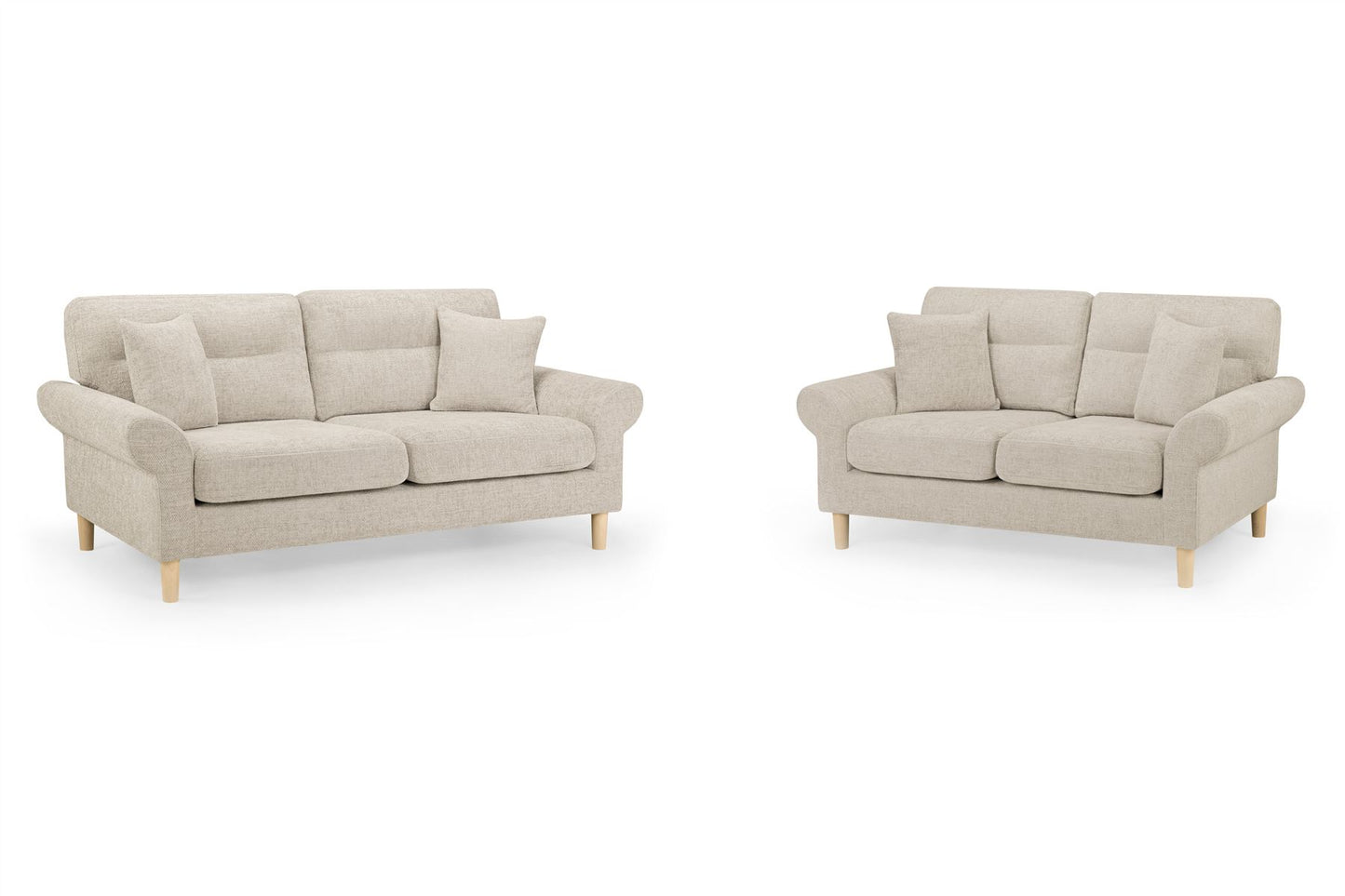 Flora Sofa Beige 3+2 Set