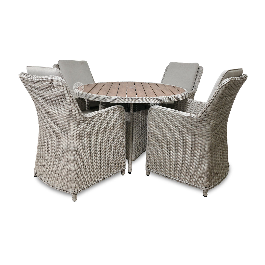 Northwood 4 Seater Round Dining Set