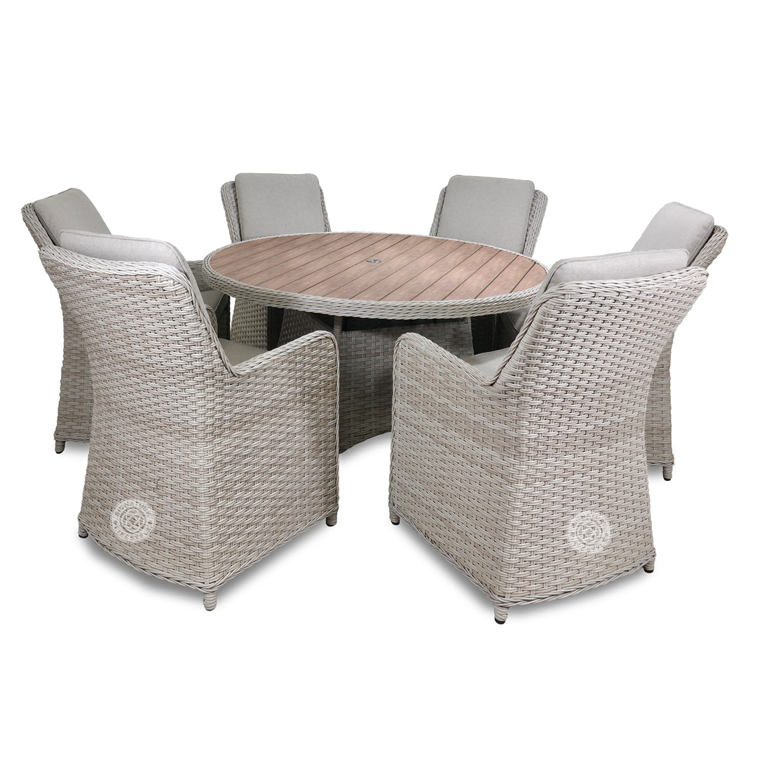 Northwood 6 Seater Round Dining Set