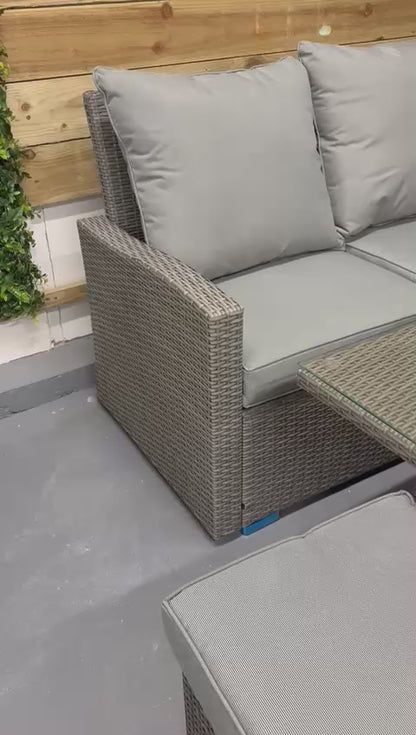 Ascot Corner Sofa Dining With Rise And Fall Table