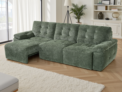 Texas Electric Green Sofa Bed