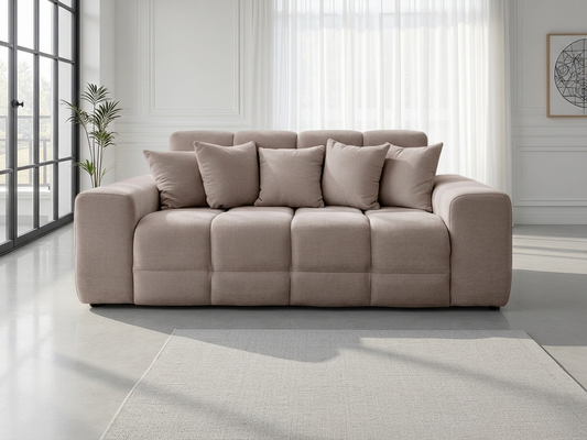 Jackson 3 Seater Taupe Sofa