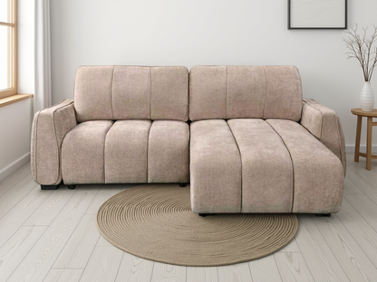 The Porto Universal Corner Beige Sofabed