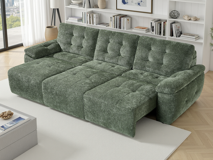 Texas Electric Green Sofa Bed