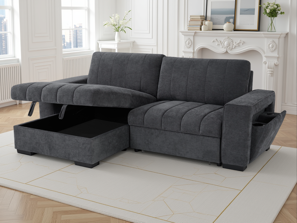 Franky Grey Sofa Beds