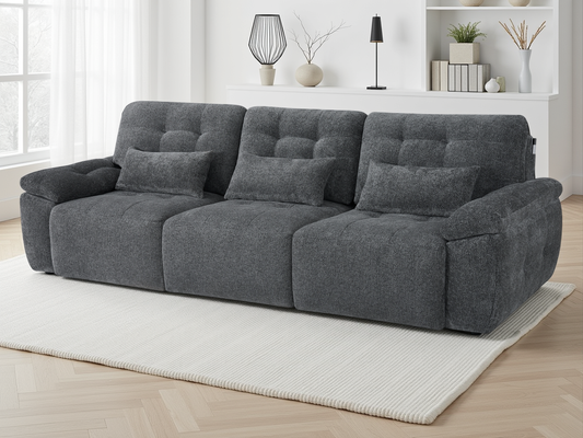 Texas Electric Dark Grey Sofa Bed