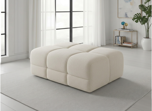 Jackson Foot Beige Stool