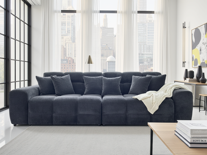 Jackson 4 Seater Dark Grey Sofa