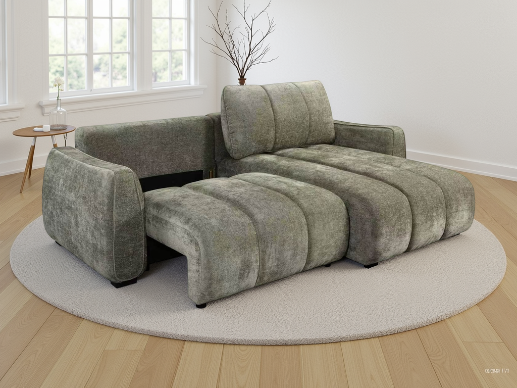 The Porto Universal Corner Green Sofabed